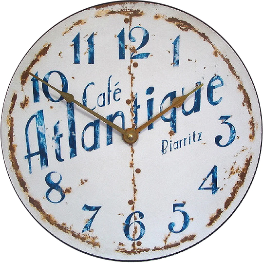 36cm French Cafe Atlantique Wall Clock