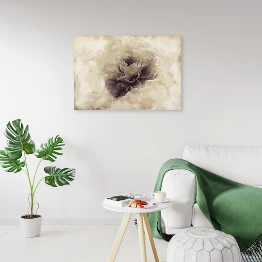 Canvas Print, Brown Flowers