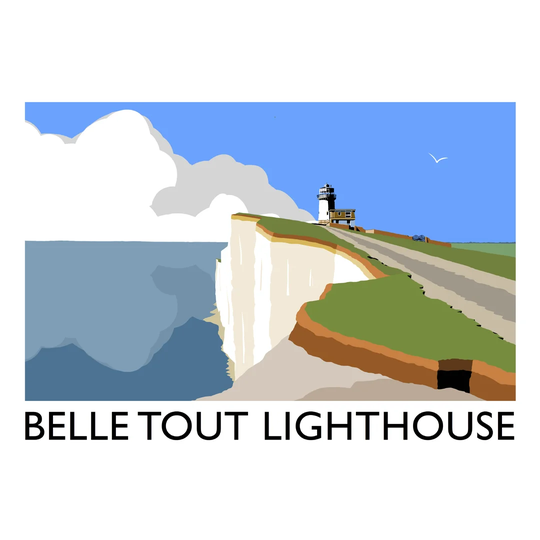 Belle Tout Lighthouse 2 by Richard O'Neil - Graphic Art Print on Paper