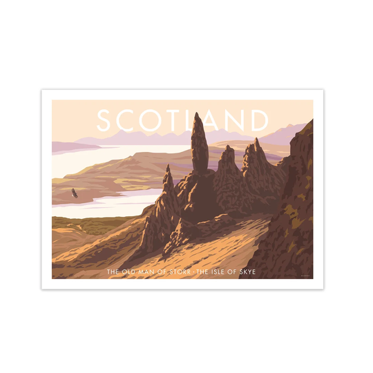 Old Man of Storr by Stephen Millership Graphict Art Print on Paper