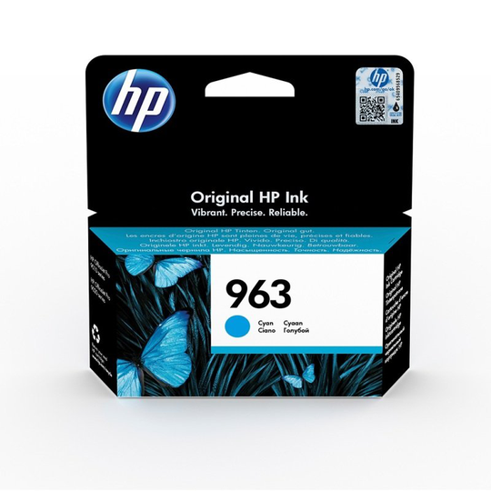 HP 963 Cyan Original Ink Cartridge