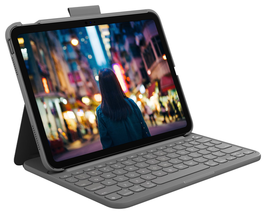 Logitech Slim Folio iPad 10th Gen Case - Grey
