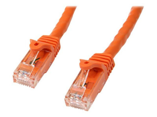StarTech.com 15M Orange Snagless RJ45 UTP Cat6 Cable
