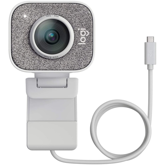Logitech StreamCam White Live Streaming Webcam, Full 1080p HD 60fps