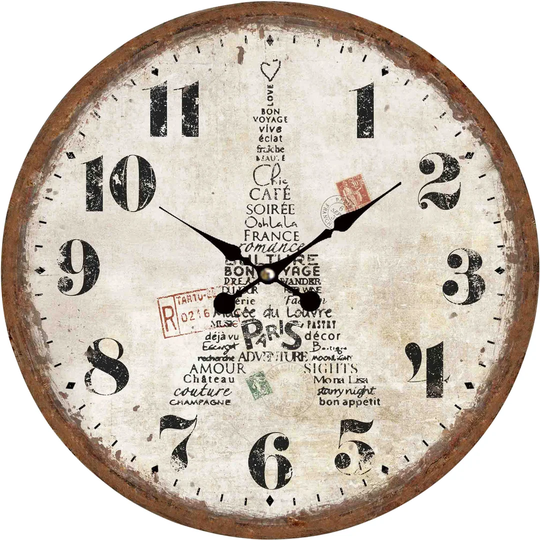 Close III 34cm Wall Clock