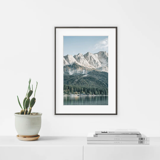 Zugspitze - Picture Frame Photograph Print on Paper