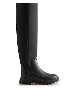 Hunter City Explorer Tall Boot - Black, Black, Size 7, Women