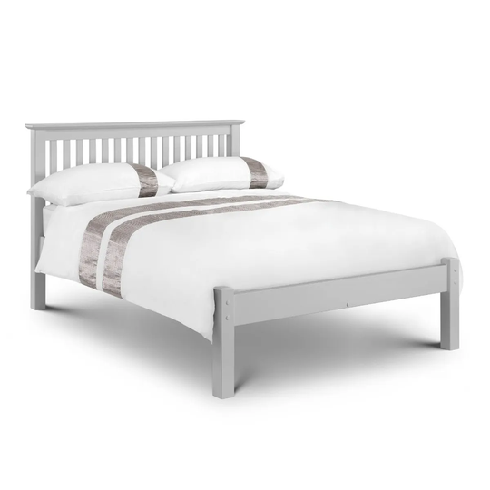 Julian Bowen Barcelona Low Foot End Dove Grey Bed Double