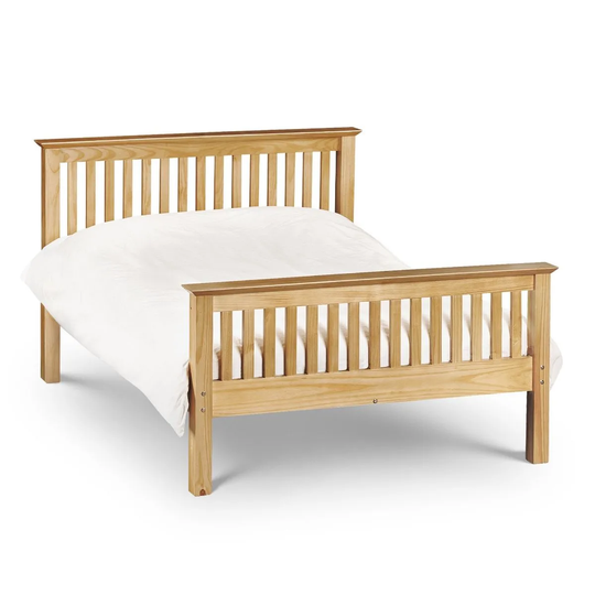 Julian Bowen Barcelona High Foot End Pine Bed Double