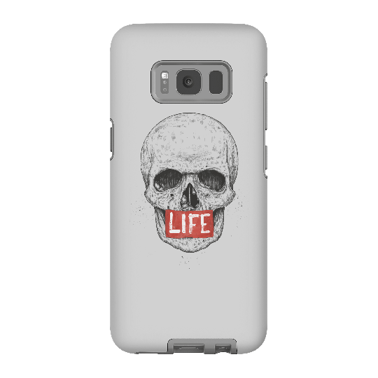 Balazs Solti Life Skull Phone Case for iPhone and Android - Samsung S8 - Tough Case - Gloss