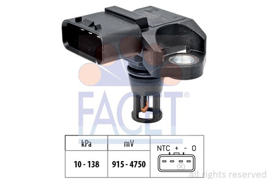 Air Pressure Sensor, height adaptation Made in Italy - OE Equivalent 103132