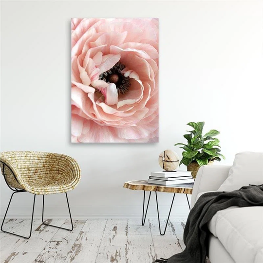 Canvas Print Peony Flowers Pink