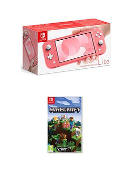 Nintendo Switch Lite Console With Minecraft