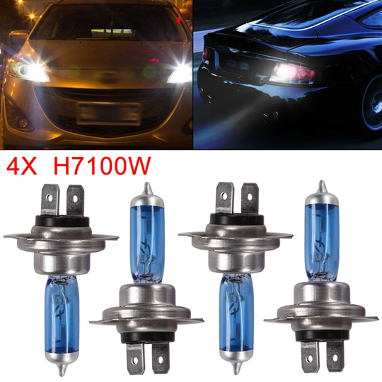 100W 6000K Xenon Super White Effect Look Headlight Lamps