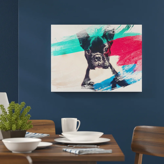 'French Bulldog Puppy Dog' Graphic Art Print Poster