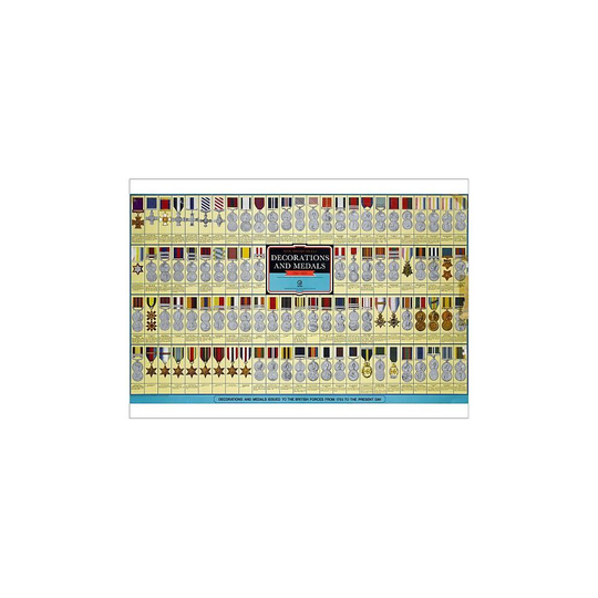 (A2 (59x42cm) Poster) Poster - British Military medals (Poster Print)