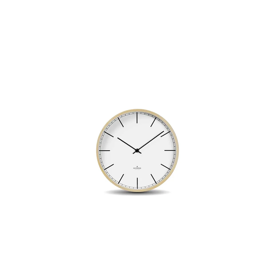 Huygens Wood Index Clock - White/25Cm