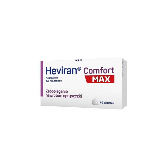HEVIRAN COMFORT MAX cold sore 60 tablets