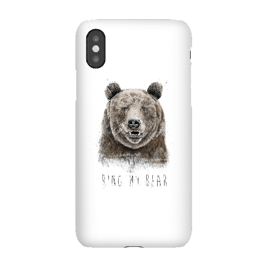 Balazs Solti Ring My Bear Phone Case for iPhone and Android - iPhone X - Snap Case - Matte