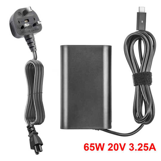 FUTUREBATT 65W 20V 3.25A Power Supply Adapter USB C Type C Charger For Dell Latitude 5175 5179 5280 5285 5289 5290