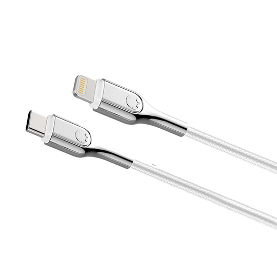 Cygnett Armoured Lightning to USB-C Cable 2M - White