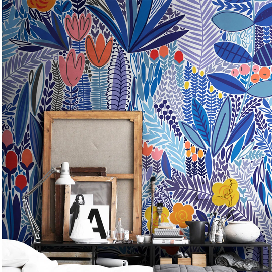 Cowes Wild Flowerabstract Wallpaper