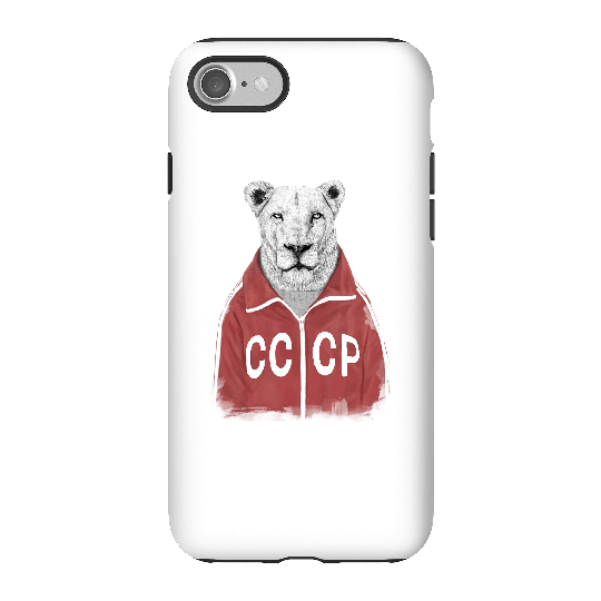 Balazs Solti CCCP Lion Phone Case for iPhone and Android - iPhone 7 - Tough Case - Matte