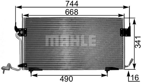 Condenser Air Conditioning 8FC351301-291 by BEHR