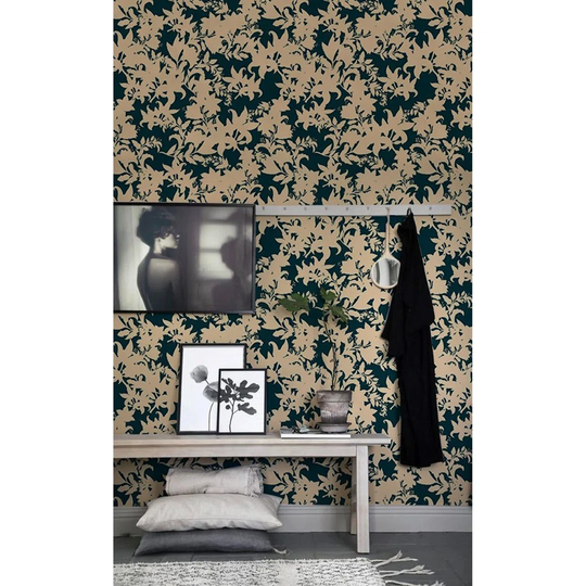 Anxo Vintage Flowers Beige Wallpaper