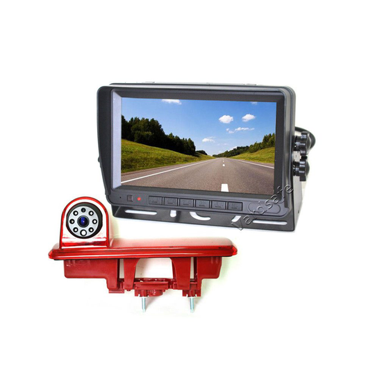 Vardsafe Brake Light Rear Reverse Camera Kit for Renault Trafic / Vauxhall Opel Vivaro / Nissan NV300 Fiat Talento (2014-2019)