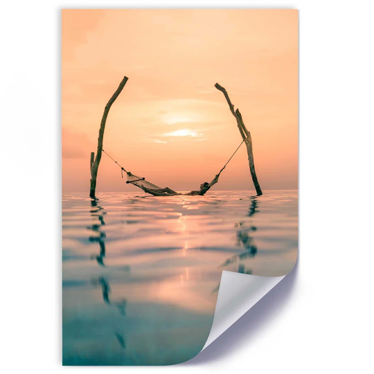 Poster, Holiday In A Hammock