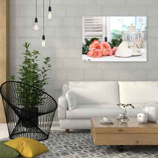 Canvas Print, White Flowers