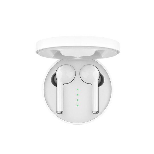 TW40 Wireless Earbuds Bluetooth V5.0 Stereo Earphones Sport Built-in Mic Headsets for IPhone white