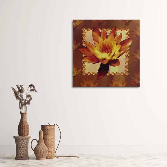 Canvas Print Water Lily Flowers Nature