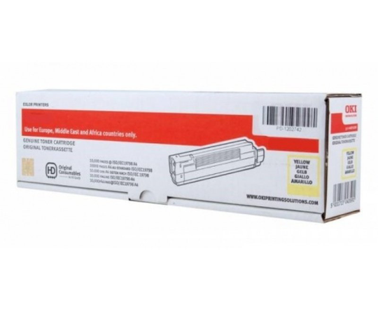 Oki MC853 MC873 30000 Pages Yellow Drum