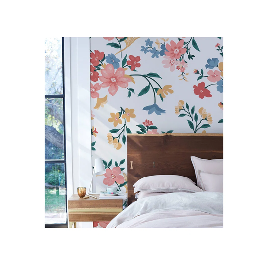 Stotfold Flowers Design Vintage Wallpaper