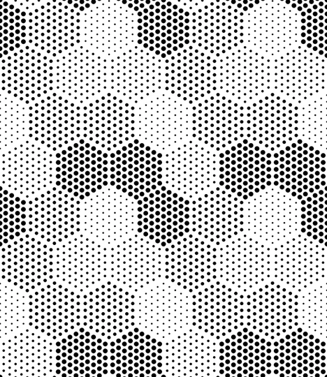 Walllpaper Roll 416X254cm Wallpaper Material With Print Mural Decoration Kitchen Livingroom Bedroom - Hexagon Illusion