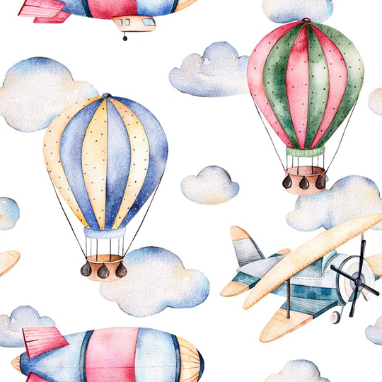 Walllpaper Roll 416X254cm Kitchen Livingroom Bedroom Mural Decoration Wallpaper Material With Print - Dreamy Balloons
