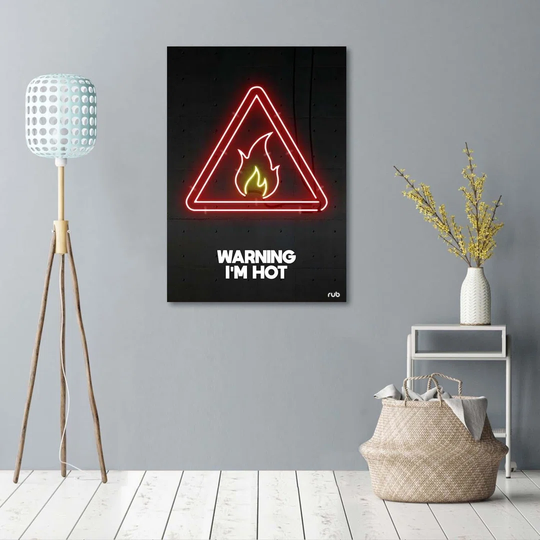 Poster, Fire Neon