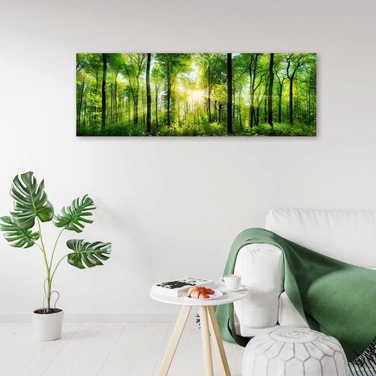 Canvas Print Landscape Forest Green Nature