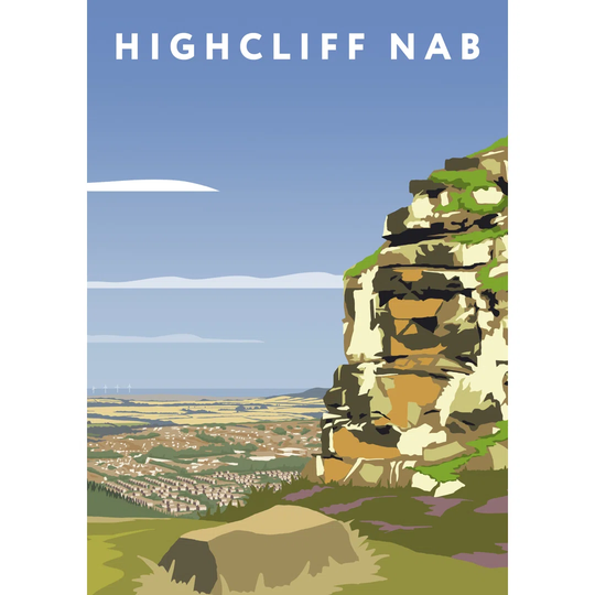 Highcliff Nab by Richard O'Neil Graphic Art Print on Paper