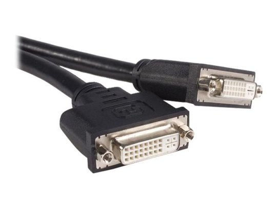 StarTech.com 8in LFH 59 Male to Dual Female DVI I DMS 59 Cable