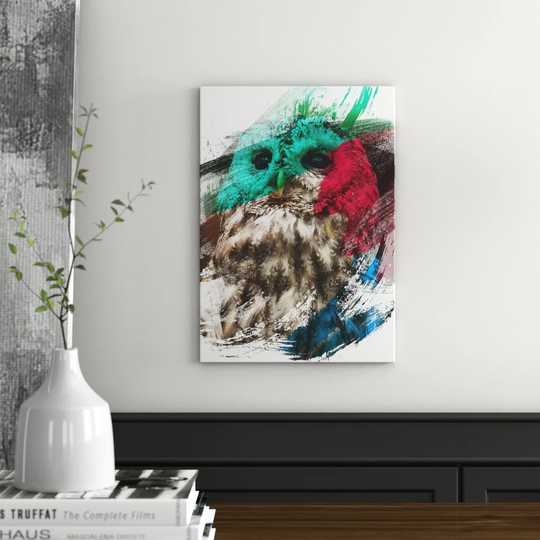 'Tawny Owl' Graphic Art Print Poster