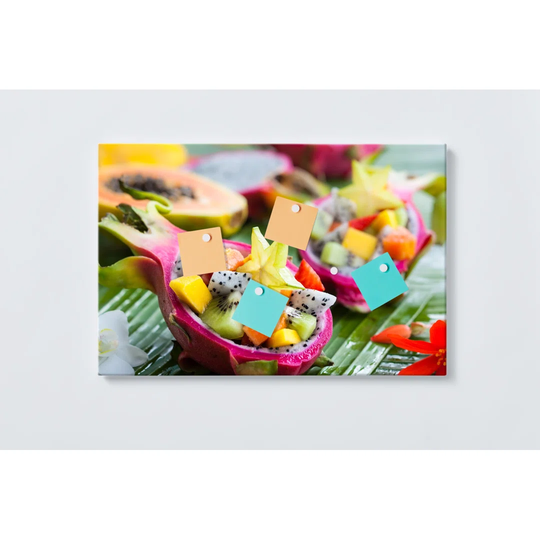 Fruits Magnetic Wall Mounted Cork Board