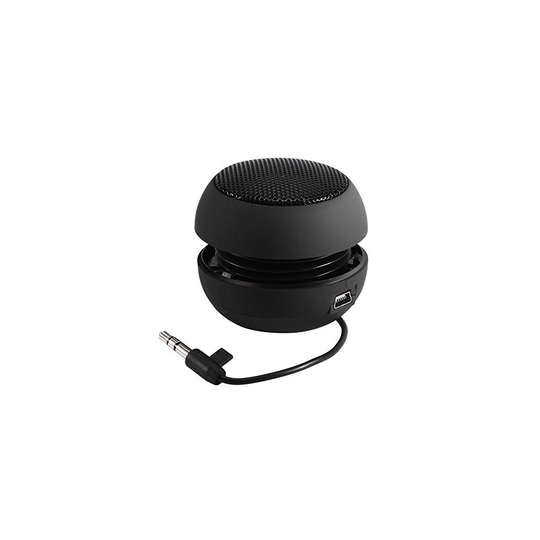 Mini Wireless Speaker, Portable Travel Speaker with 3.5mm Aux Audio Jack Plug in Clear Bass Built-in Battery for Smart Phone, iPad and Computer (