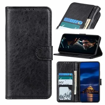 Huawei P40 Pro+ Wallet Case with Magnetic Closure - Black