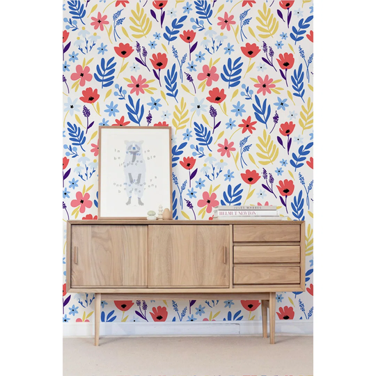 Walllpaper Roll 312X219cm Mural Decoration Wallpaper Material With Print Kitchen Livingroom Bedroom - Cold Flowers