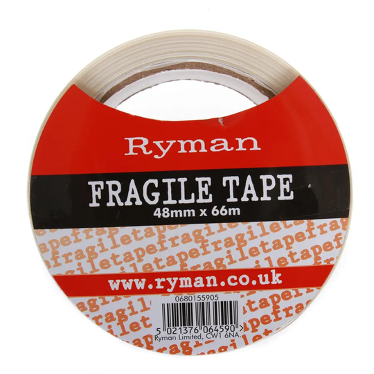 Ryman Fragile Warning Tape