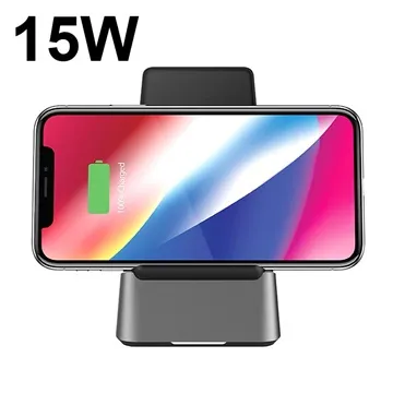 Momax Q.Dock 3 UD15 Fast Qi Wireless Charging Stand - 15W - Black