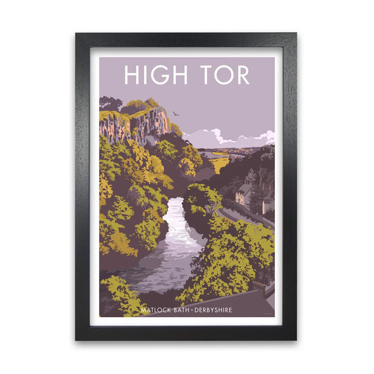 'Derbyshire High Tor' Graphic Art